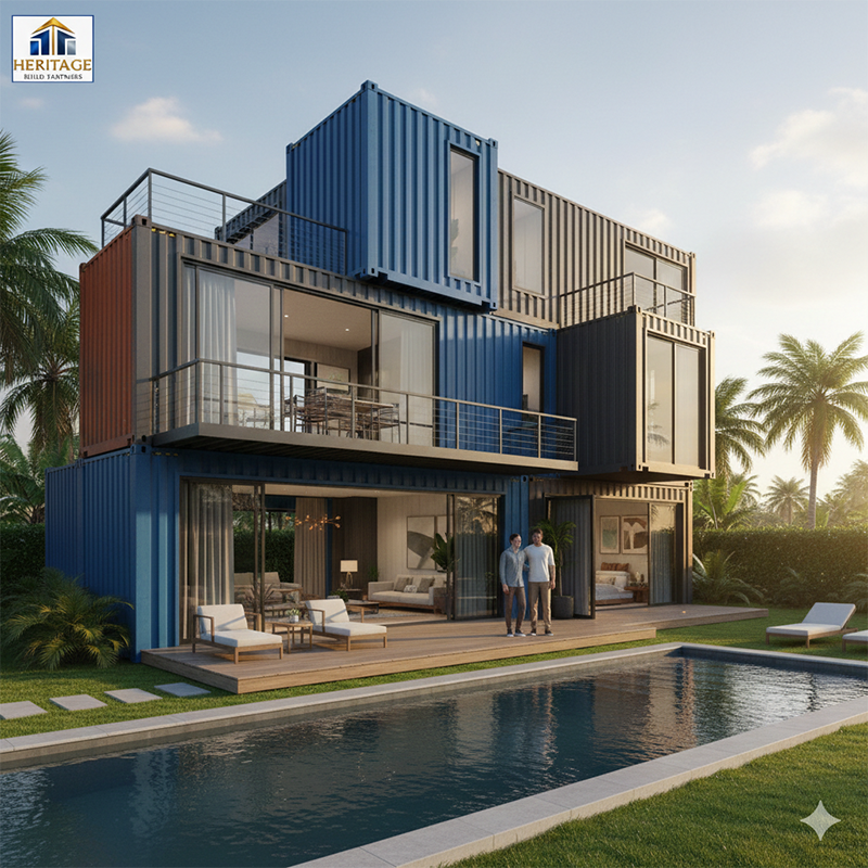Container and modular construction